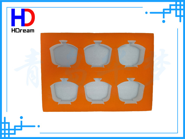 烟台绒布+珍珠棉内托